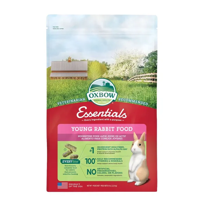 Oxbow Essentials Young Rabbit Food (5 lb) - 2.25kg