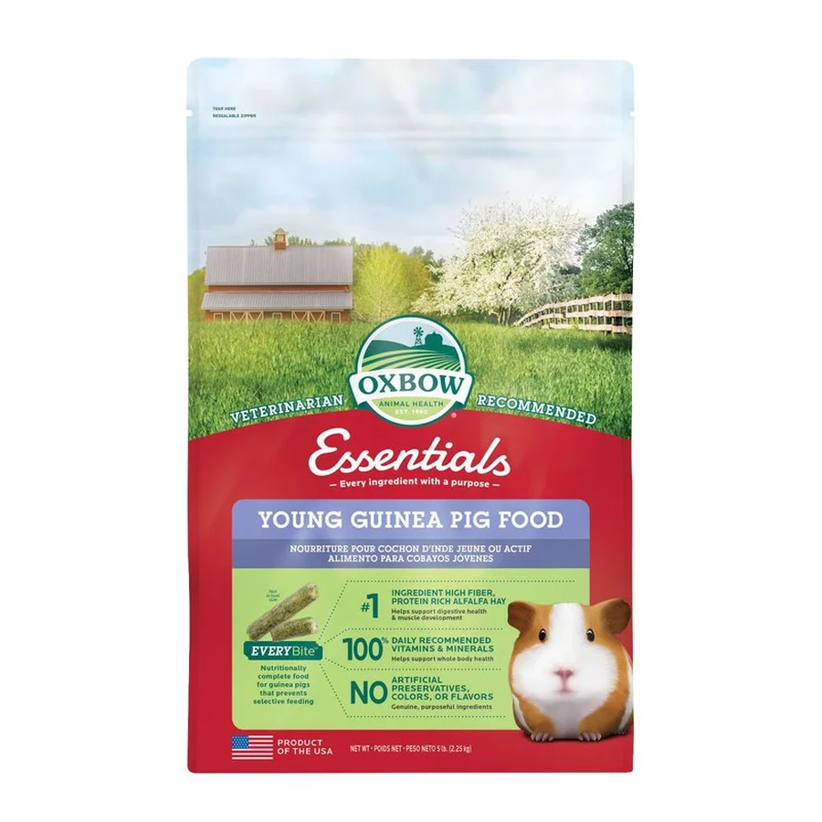 Oxbow Essentials Young Guinea Pig Food (5 lb) - 2.25kg