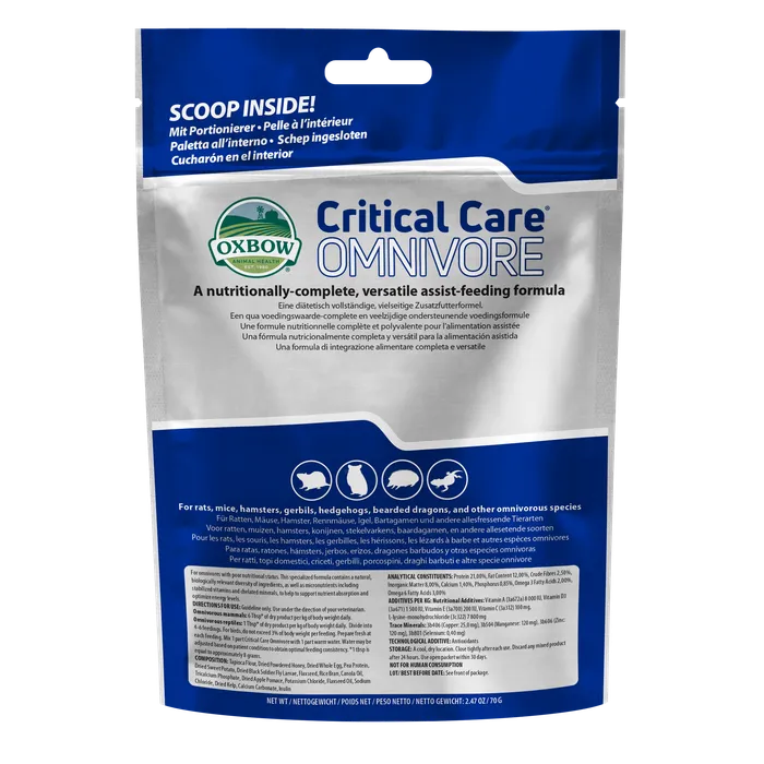 Oxbow Critical Care Omnivore (70 g)
