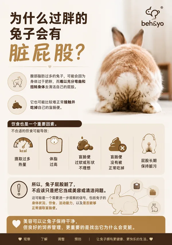 💩 Why Can an Overweight Rabbit Have a Dirty Bottom?