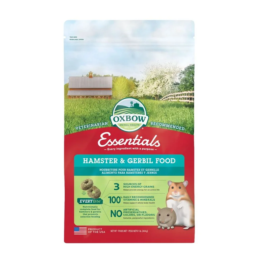 Oxbow Essentials Hamster and Gerbil Food (1 lb) - 454g