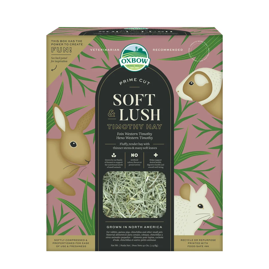 Oxbow Prime Cut Soft & Lush Timothy Hay (40 oz) - 1.13kg