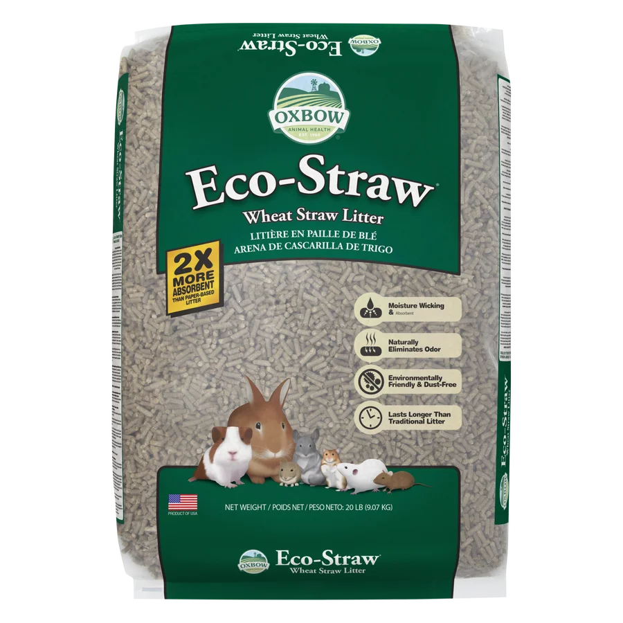 Oxbow Eco-Straw Litter (20 lb) - 9.07kg