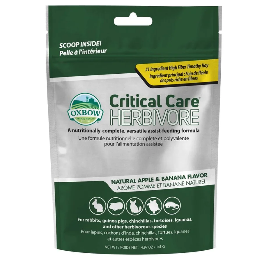 Oxbow Critical Care Herbivore Natural Apple & Banana Flavor (141 g)