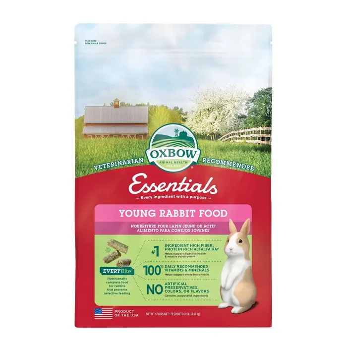 Oxbow Essentials Young Rabbit Food (10 lb) - 4.53kg