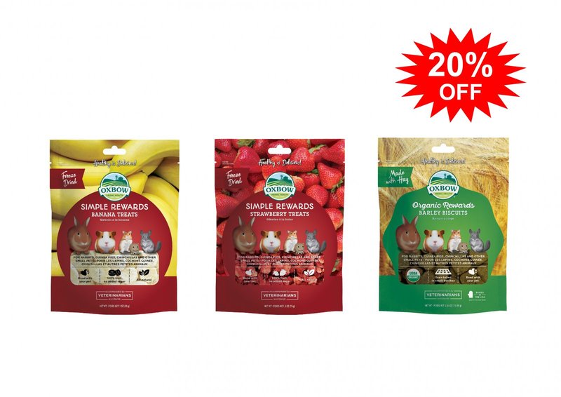 [Any 6] Oxbow Simple Rewards Treats