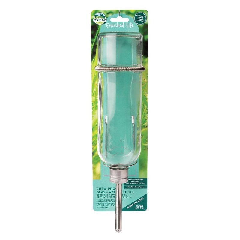 Enriched Life - Chew Proof Glass Bottle (16oz/473ml)
