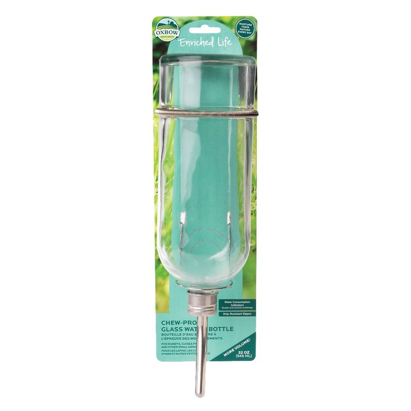 Enriched Life - Chew Proof Glass Bottle (32oz/946ml)