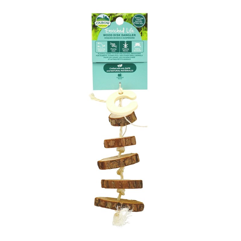 Oxbow Enriched Life - Wood Disk Dangler