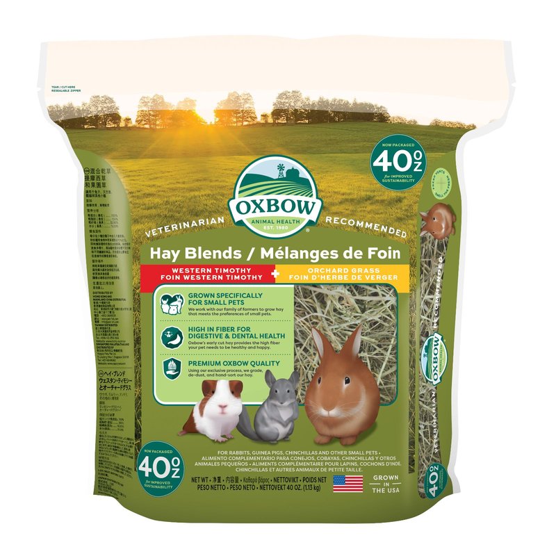Oxbow Hay Blends - Western Timothy & Orchard Grass (40oz)