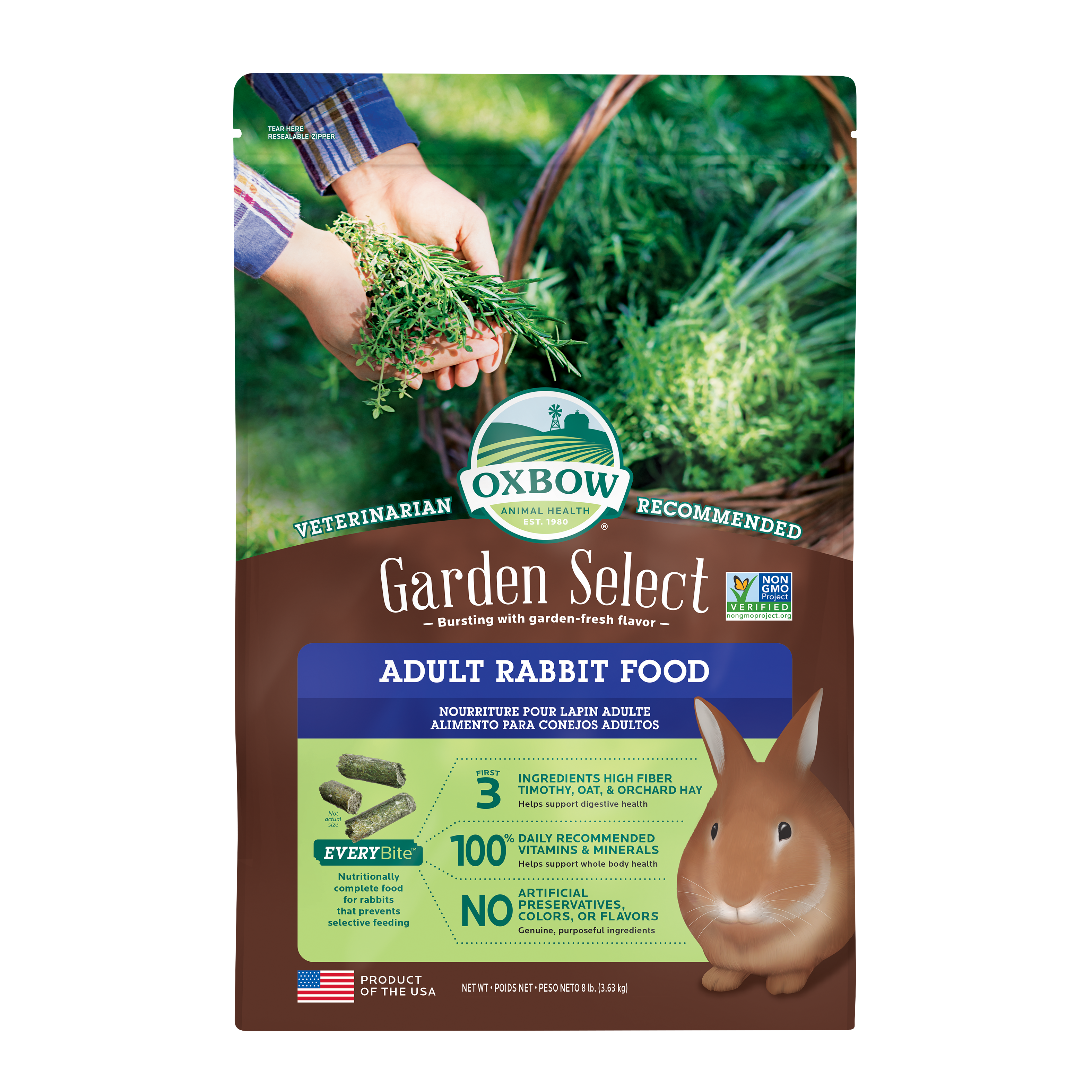 Garden Select Adult Rabbit Food (8 lb) - 3.63kg